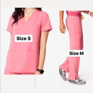 Neon pink figs set- in excellent condition!